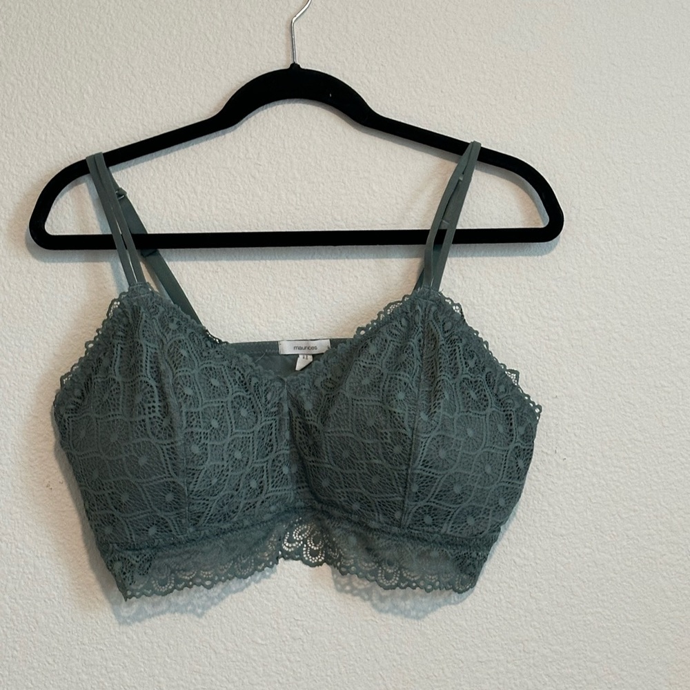 Maurices green bralette